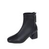 Short Boots Women's Boots Spring and Autumn New Martin Boots Thick Heel Thin Boots  Boots