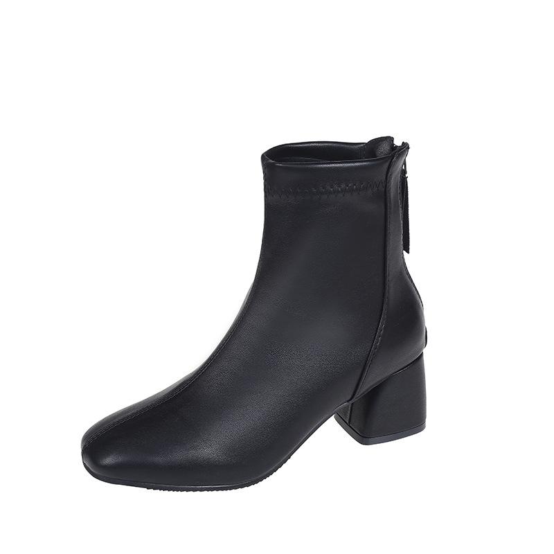 Short Boots Women's Boots Spring and Autumn New Martin Boots Thick Heel Thin Boots  Boots