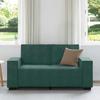 VidaXL 2-seater Sofa Dark Green 120 Cm Velvet, Sofa, Two-seater Sofa, 2-seater Velvet Sofa, Layer, Sofa 4105012