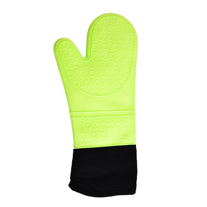 Silicone Heat-Resistant Non-Slip Oven Gloves for Kitchen Baking