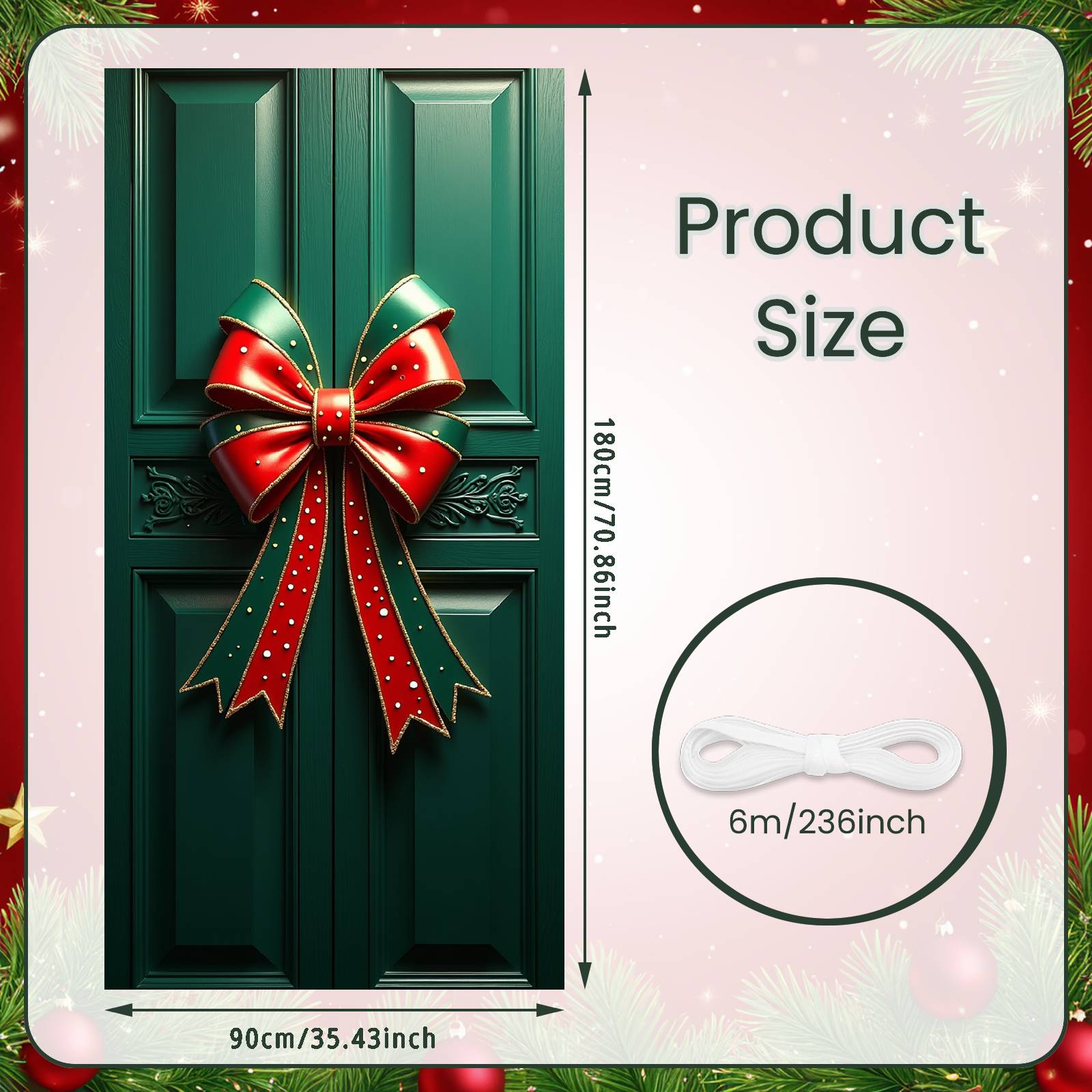 

Festive Party Backdrop Satin Material Christmas Banner Holiday Event Display Festive Xmas Background For Winter Party Holiday