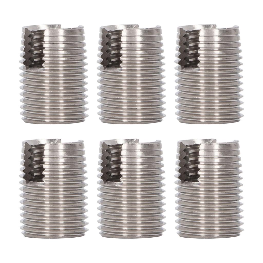 20 Stück Geschlitzte Selbstschneidende Gewindeeinsätze Edelstahl M16 X 1.5 22mm Gewindeeinsatz für