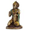 Lord Hanuman Idol In Sitting Position (18 X 11 Cm, Multicolored) Indian God Statues for Mandir Temple Pooja Room Office Corporate Gifts