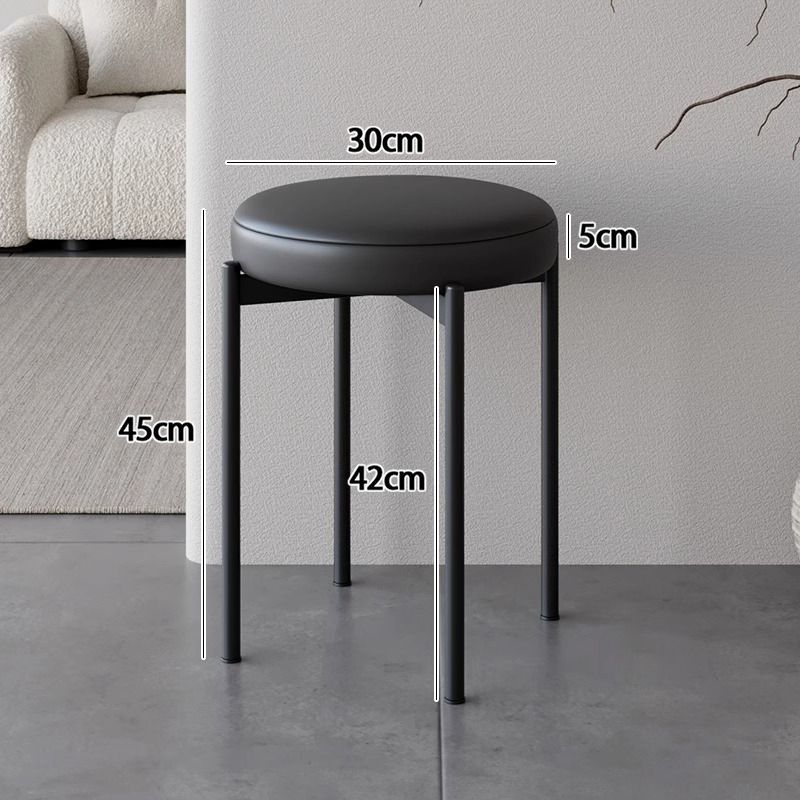 Modern Minimalist Dining Stool Nordic Luxury Design Restaurant Stool Stackable Portable Restaurant Furniture