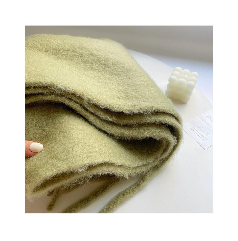 Winter Plush Heavyweight Fluffy Scarf - Large, Soft, and Warm for Students and Couples