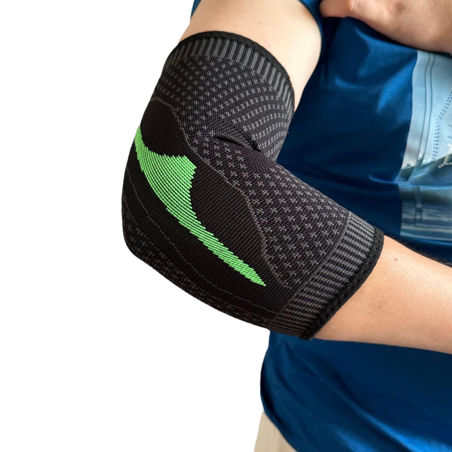 

Sports Elbow Pads Basketball Running Hand Guard Elbow Joint Cover Fitness Strength Training Bench Press Professional Pressure Elbow Pads average size