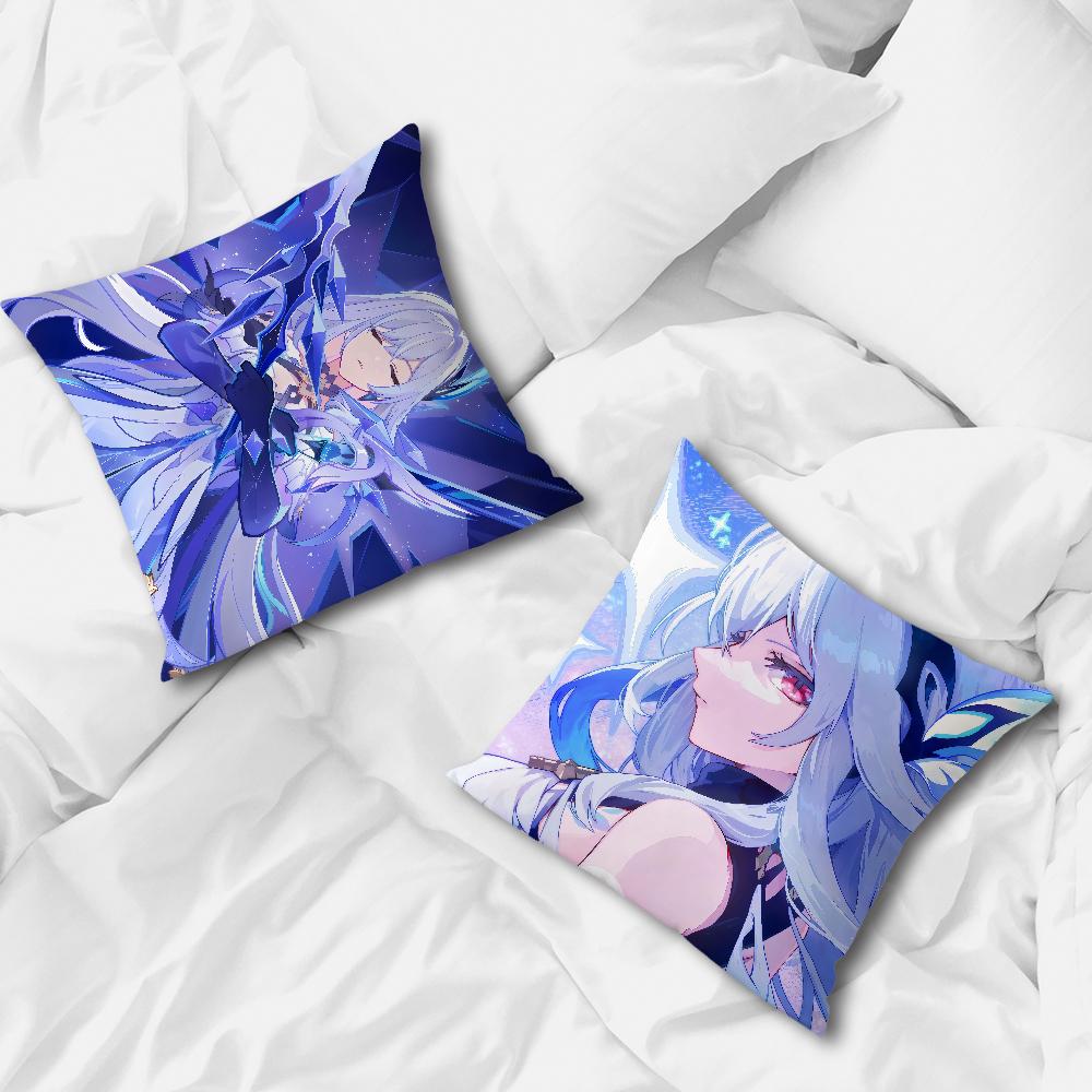 SPEL skirk genshin kuddfodral Bekvämt mjukt Örngott för Soffa Vardagsrum Hemmakontor Dekor Skyddande Överdrag