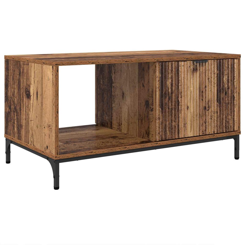 Coffee Table Reclaimed Wood 90 x 49 x 46 cm Engineered Wood