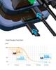 100W Mini Transparent Dual PD Car Charger: Super Fast Cigarette Lighter Adapter