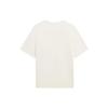 Li-Ning Motor Series Spring/Summer 2022 Trendy Music Festival Loose Letter Logo Print Culture Short Sleeve T-Shirt Unisex Tops Off-White AHSS175-1