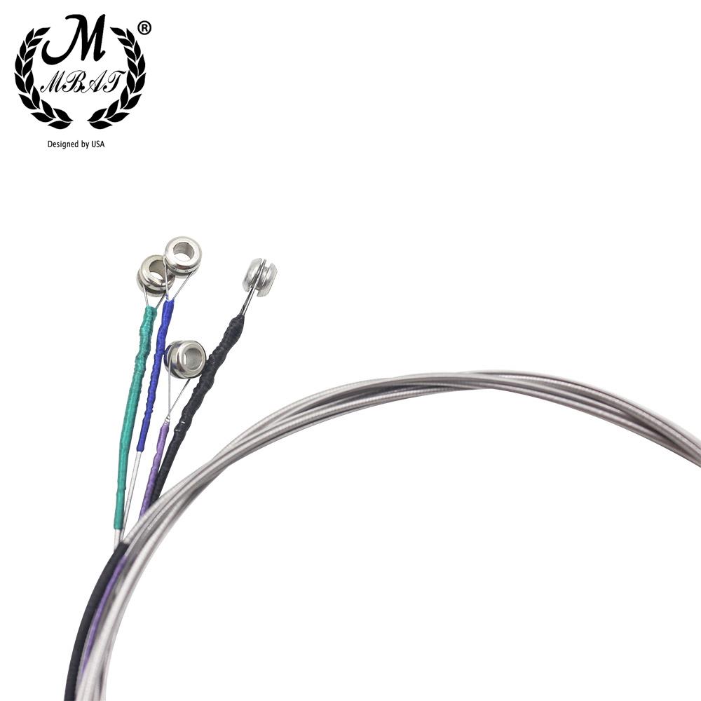 M MBAT Viola Strings Steel Core Wrap Nickel Silver Repair And Maintenance kit Strings Musical Instrument Parts Accessories V70