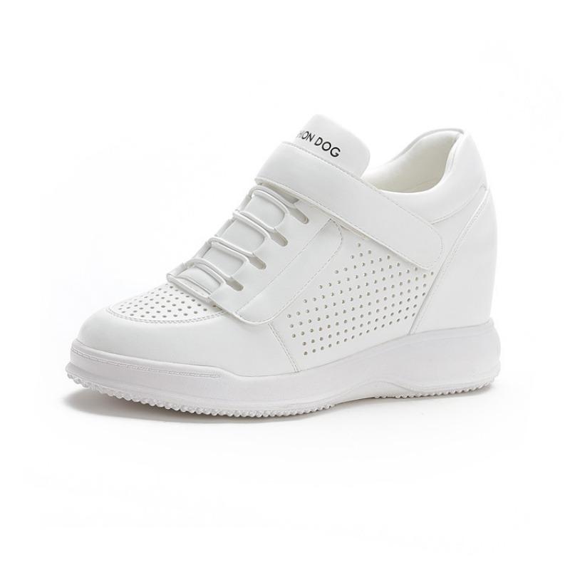 Autumn women's shoes new flat heel casual schoolgirl shoes Velcro single shoes