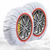 Cloth Tire Snow Snow Chain Regulation Set of 2 Chains, Socks, Chains, Compliant, Auto-Centering Function, Anti-Slip (70),