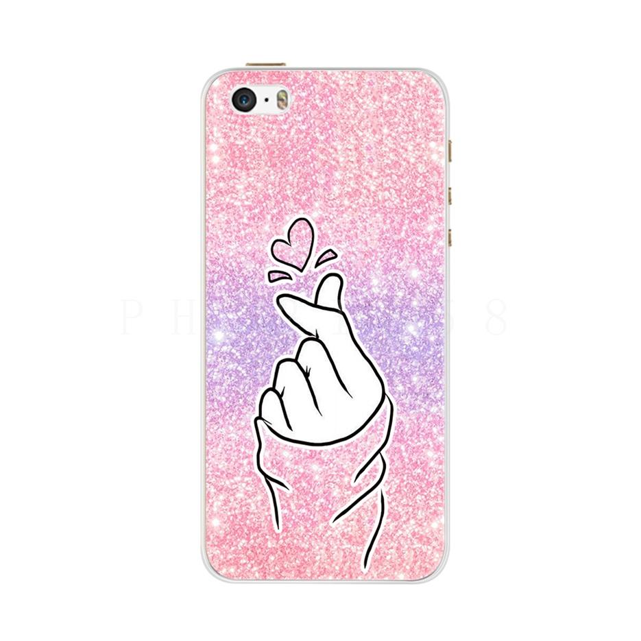 Case For iPhone 5 5S SE Case Silicone Soft TPU Cute Cartoon Pattern Protector Shell For iPhone 6 6S 5 iPhone6S Case Cover Fundas