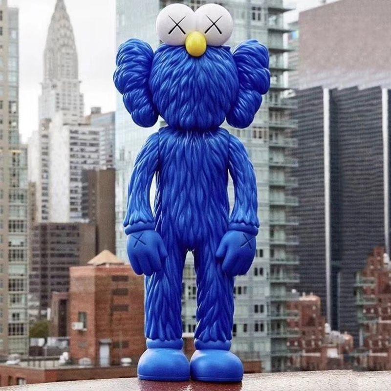 Vibrant 12-inch Kaws Exhibition Sesame Street Kaws Bff Pvc Doll For Collectors