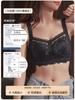 % mulberry silk underwear women's thin big breasts show small breasts, anti-sagging ultra-thin rabbit ear cup, no steel ring bra