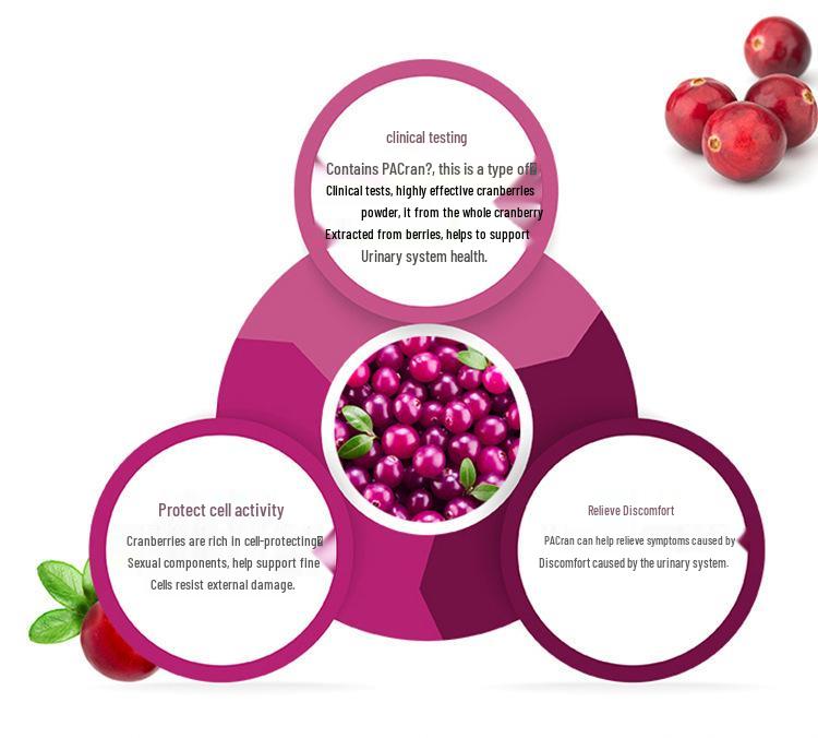 Swisspure Cranberry Probiotic Capsules - 30 Count for Women's Urinary Health