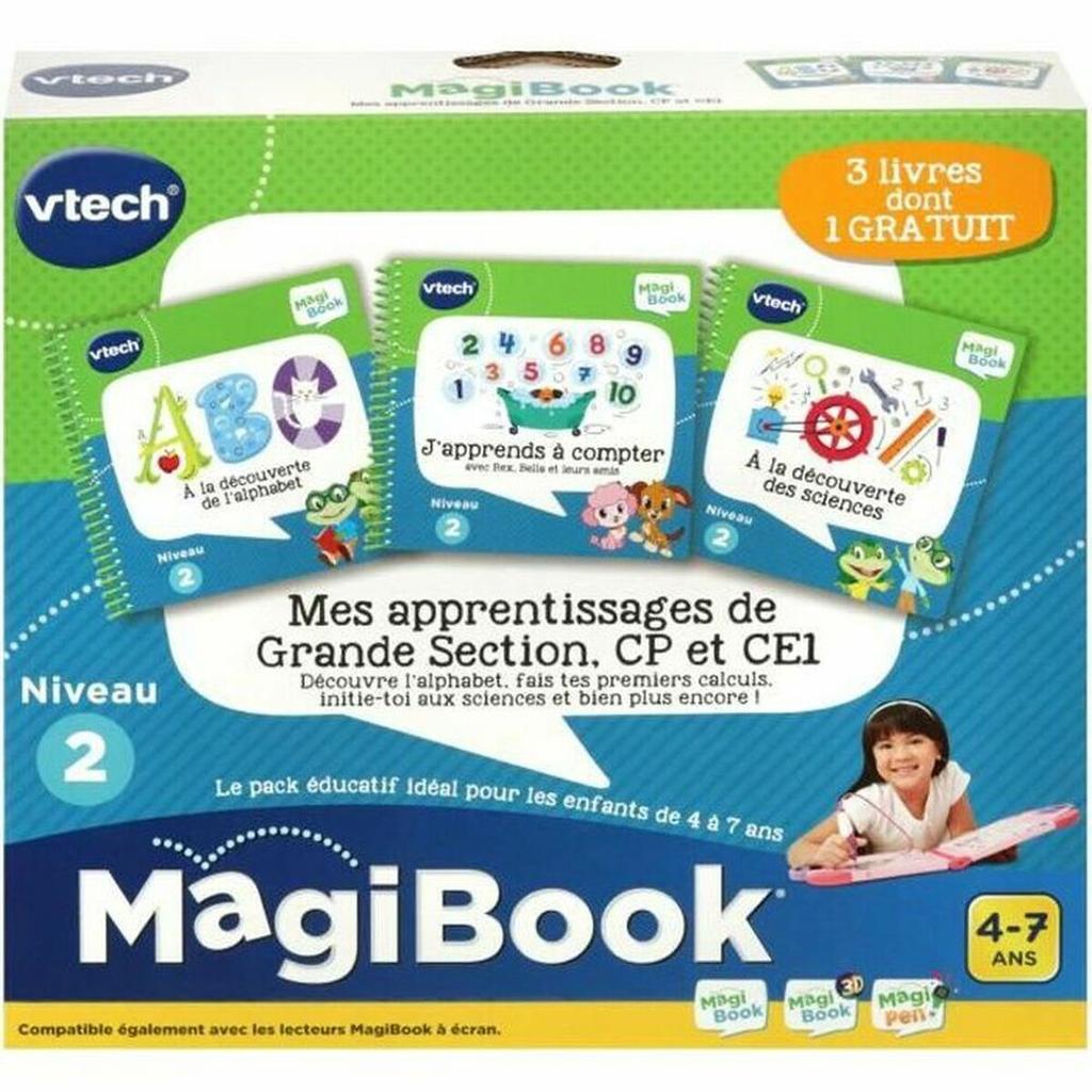Interactive Book for Children Vtech My Learning In Grande Section