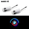2Pcs For BMW E89 E88 E72 F16 F18 E63 E64 F13 F12 E65 E66 E67 E68 Car LED Welcome Lamp BMW Logo Door Ghost Shadow Light Projector Valve Stems 1