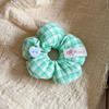 Sweet Floral Sponge Hair Scrunchies Cute Floral Hairbands Children Girls Cute Kawaii Ponytail Holder Hair Styling Accessories
