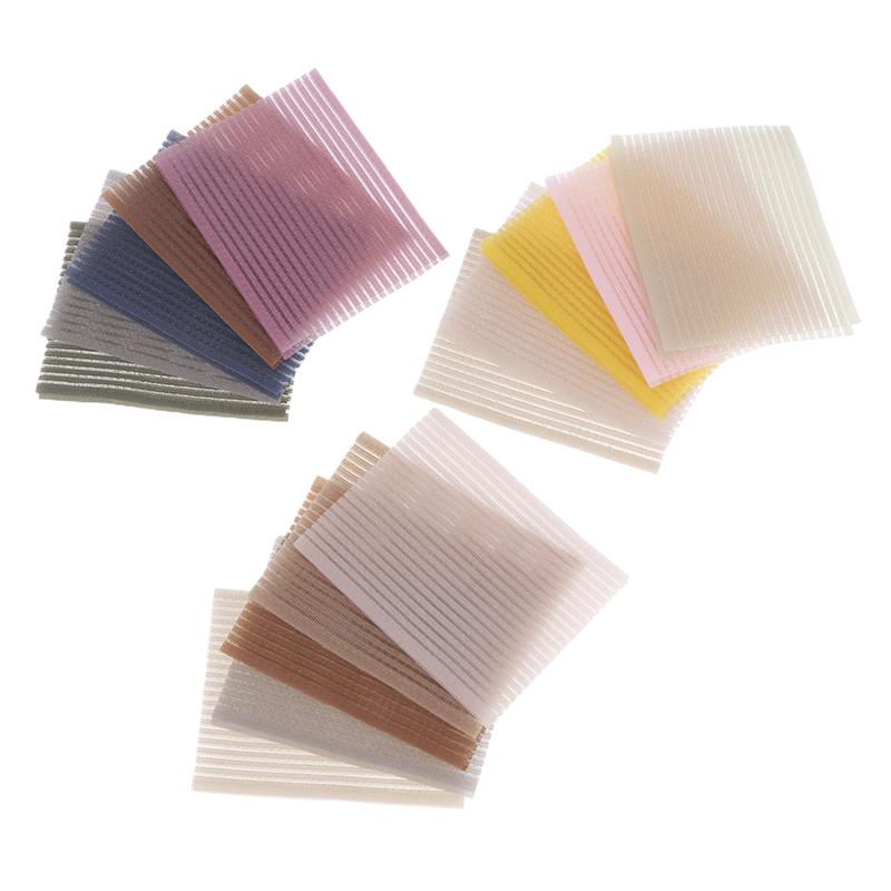 10Pcs Novel Front Hair Fringe  Stabilizer Makeup Sticker Pad Patch Pastel Clip Bangs Magic Tape Fringe Girls Gifts