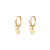 Fashion Small Simple Rhinestone Star Ear Buckle Hoop Earrings For Women Punk Cross Moon Sun Earrings Party Jewelry Wholesale