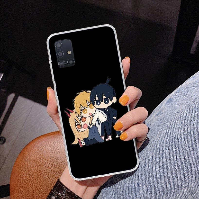 Chainsaw Cartoon Phone Case For Samsung Galaxy A52 A32 A22 A12 A51 A31 A50S A30S A20S A10S Note 20 Ultra 10 Plus S10 A72 A71 Gal