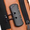 Men's Chest Bag Oxford Shoulder Crossbody Bag Waterproof USB Combination Lock Riding Bag