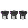 3pcs Reusable K-cup Coffee Capsule Keurig Brewers Refillable Coffee Filters