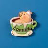 Lovely Capybara Fridge Magnet 3D Animal Decorative Sticker for Refrigerator Office Whiteboard Kitchen