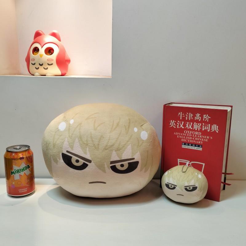 One-Punch Man Omanjuu Niginigi Mascotte Saitama, Genos, Tatsumaki, Garou Anime Pluche Sleutelhanger, Zacht Knuffelkussen Decoratie 30cm