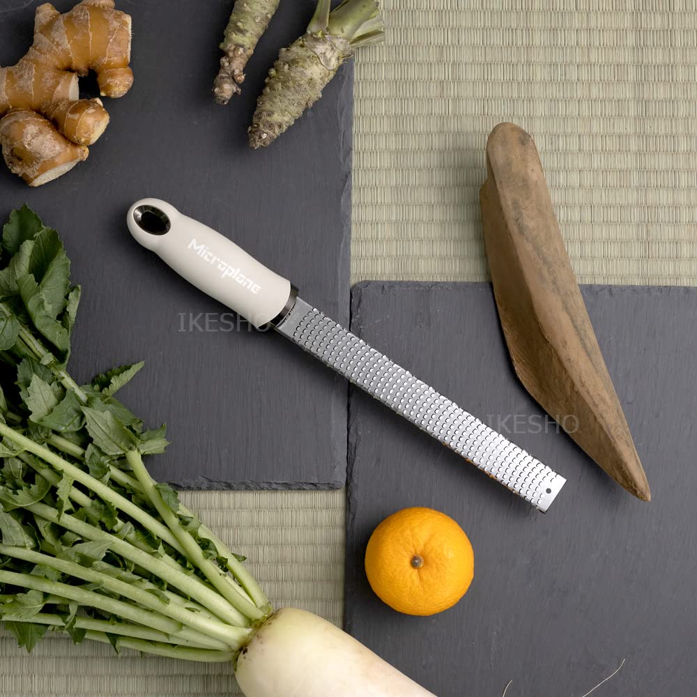 Microplane Premium Series Zester Rårivare 46323 Natur Japan Exklusiv Importerad från Microplane i Färg, (Officiellt Japan)
