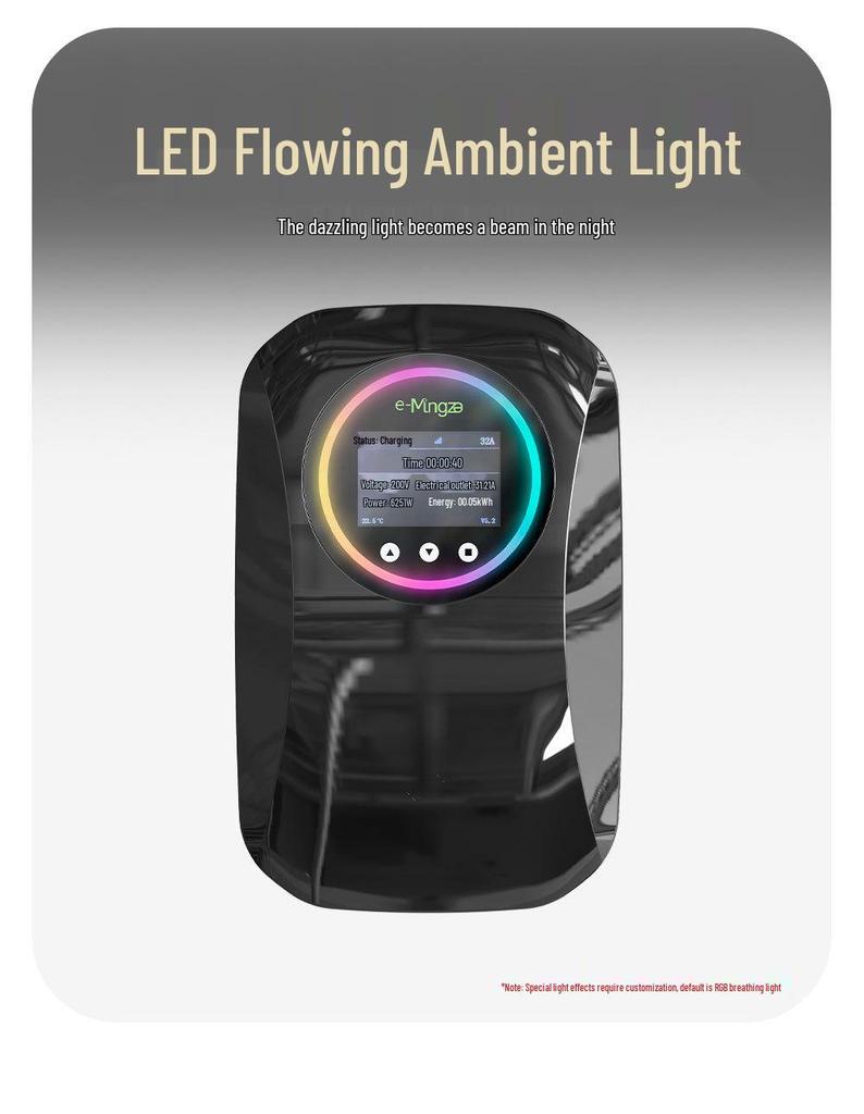 7KW Type-2 European Standard Home EV Charger for New Energy Vehicles