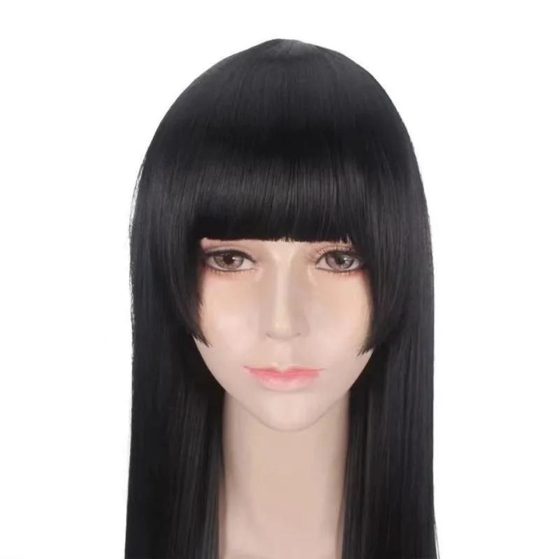 Cosplay Anime Abyss of Crazy Gambling Black Wig Snake's Dream Child Full Wigs Women's Long Simulated Hair Daily Wear
