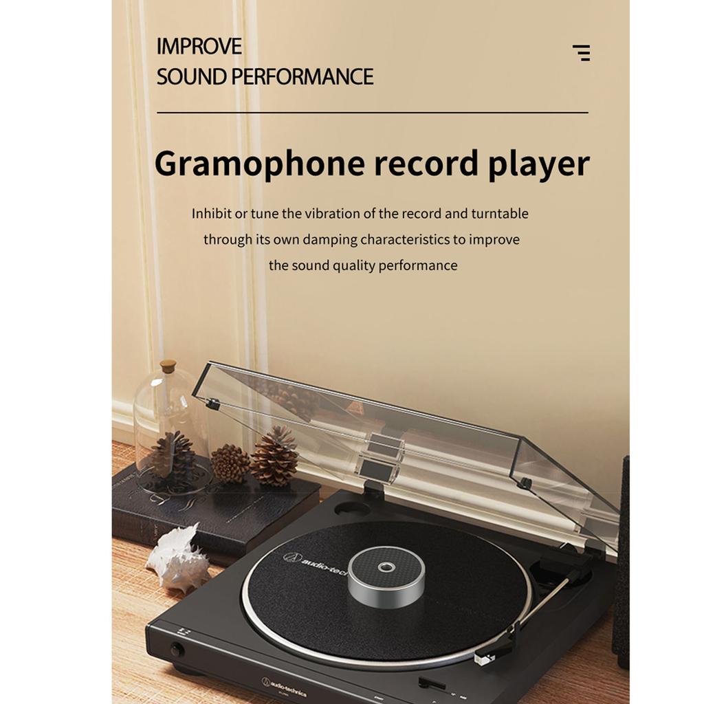 Disc Record Stabilizer for LP Vinyl Record Player, Turntable Record Clamp HiFi Noise-reduction Vibration Balance