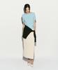 RE RHEE Half Sleeve Knit Top Cloud