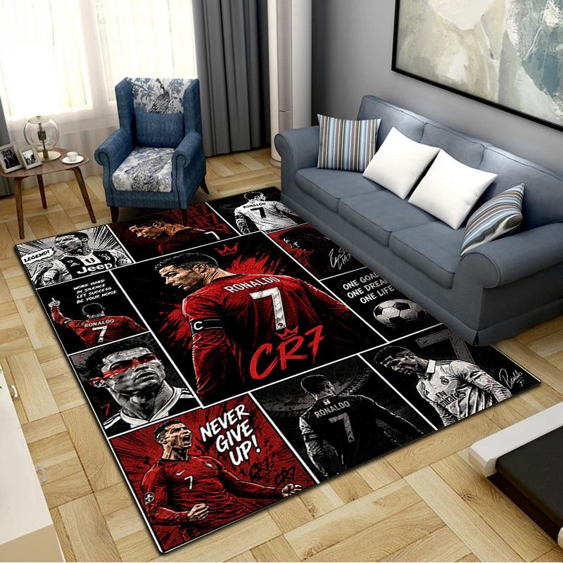 Ronaldo Carpet Rug for Living Room Bedroom Home Sofa Decoration, Kids Play Non-slip Floor Mat
