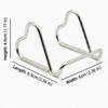Multifunctional Business Card Holder Heart Shape Card Display Stand Name Card Stand  Front Desk