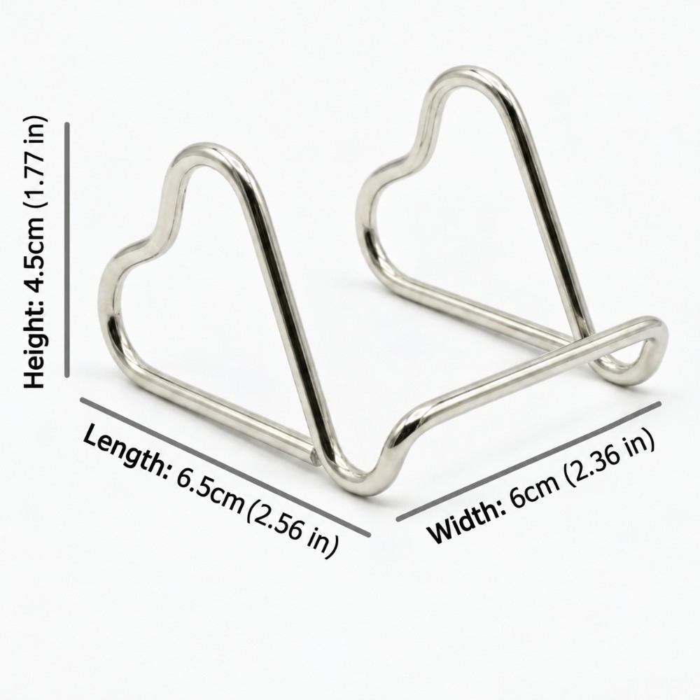 Multifunctional Business Card Holder Heart Shape Card Display Stand Name Card Stand Front Desk