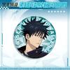 Anime Jujutsu Kaisen Double Flash Plain Laser Badge Buttons Gojo Satoru Yuji Itadori Suguru Geto Merchandise Collectibles
