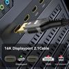 16K DP-Kabel 8K@120Hz/60Hz 4K@240Hz 80Gbps Displayport 2.1 HDR Video-Audio-Kabel für Laptop Xbox Projektor Gaming-Monitor