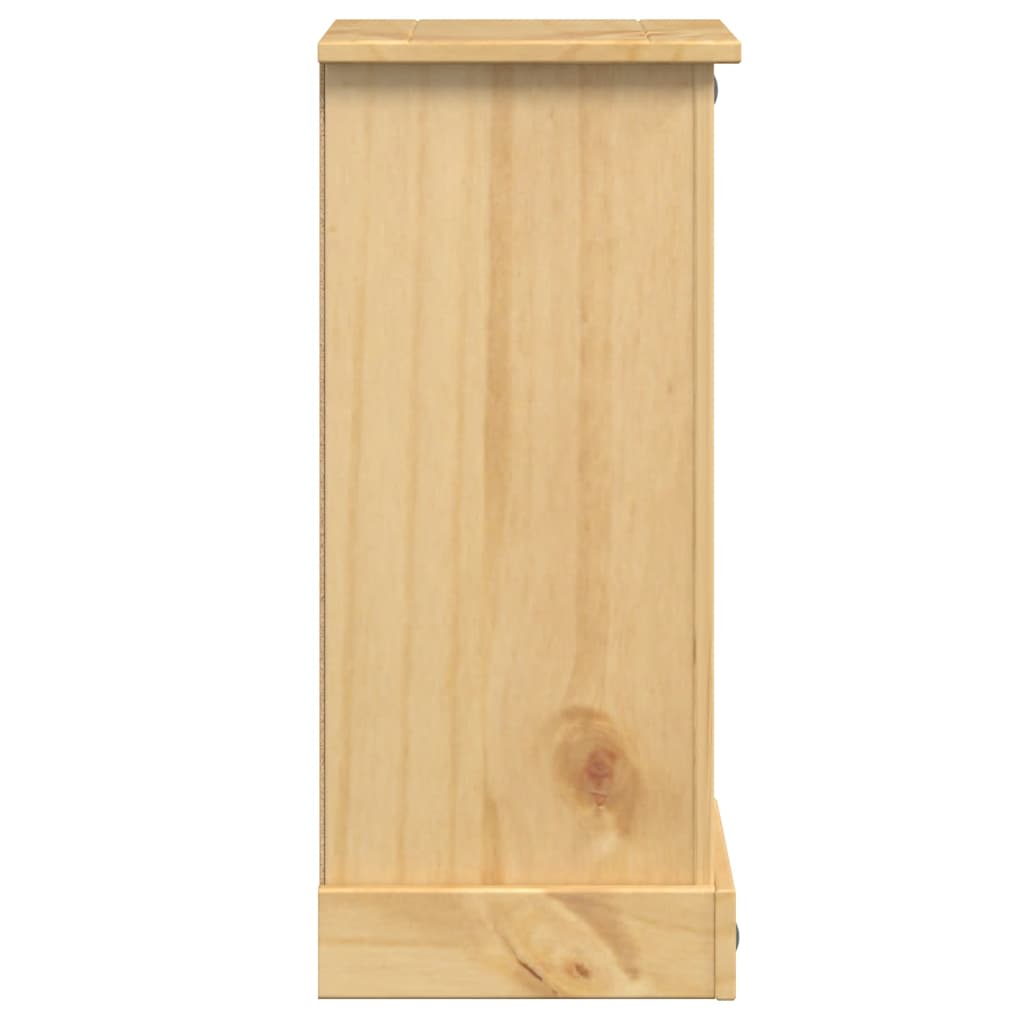 Vidaxl Szafka Nocna Corona, 35X32,5X74 Cm, Lite Drewno Sosnowe