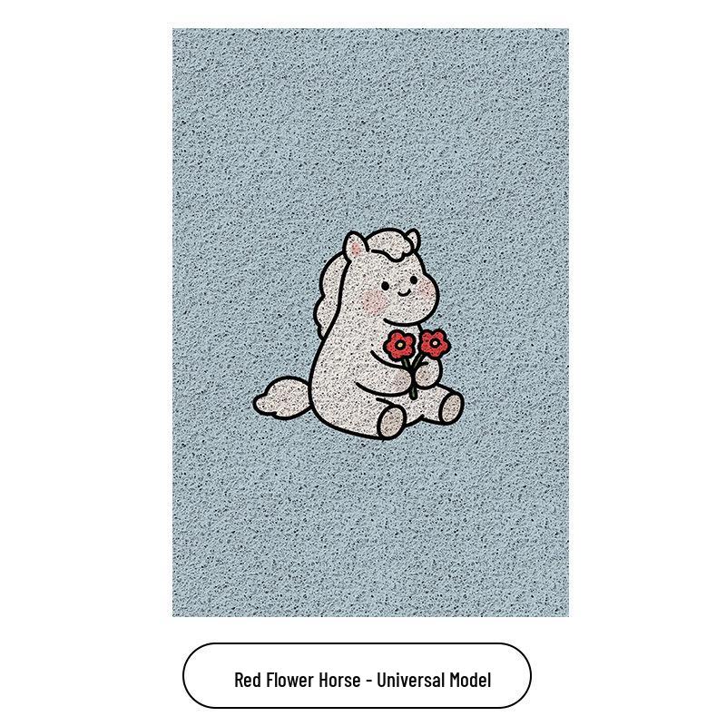 Cartoon Electric Vehicle Anti-Slip Foot Pedal Mat - Dirt-Resistant Floor Protection for Home Use
