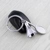 Paris Eiffel Tower Badminton Racket Keychain - Creative French Gift