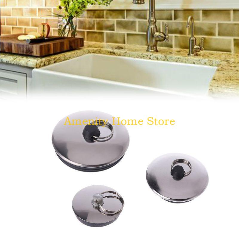 F26C Kitchen Drain Plug Water Stopper Kitchen Bathroom Bath Tub Sink Basin Drainage
