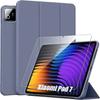 Case + Tempered Glass for Xiaomi Pad 7 / 7 Pro - Slim Protection with Stand Function - Purple