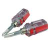 Pack of 2 Portable Screwdrivers with Double Heads for Home Repairs and Outdoor Activity Includes Flat and Crosses Tip
