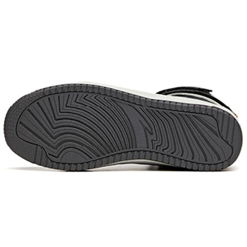 Anta Coverage Thermal Slip Resistant Waterproof Abrasion Resistant High Top Skateboard Shoes Men's Gray Sneakers