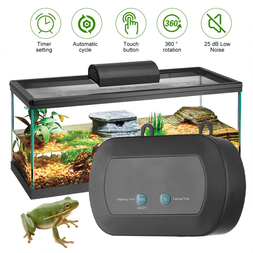 Automatic Watering System with Timer Intelligent Watering Controller Automatic Reptile Humidifier 360 Degree Rotating