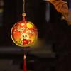 Chinese Style Portable Flower Lantern Rabbit Luminous Toys  Mid-Autumn Festival Gift